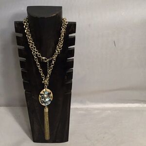 Chico’‎ S CHAIN LINK PENDANT NECKLACE
